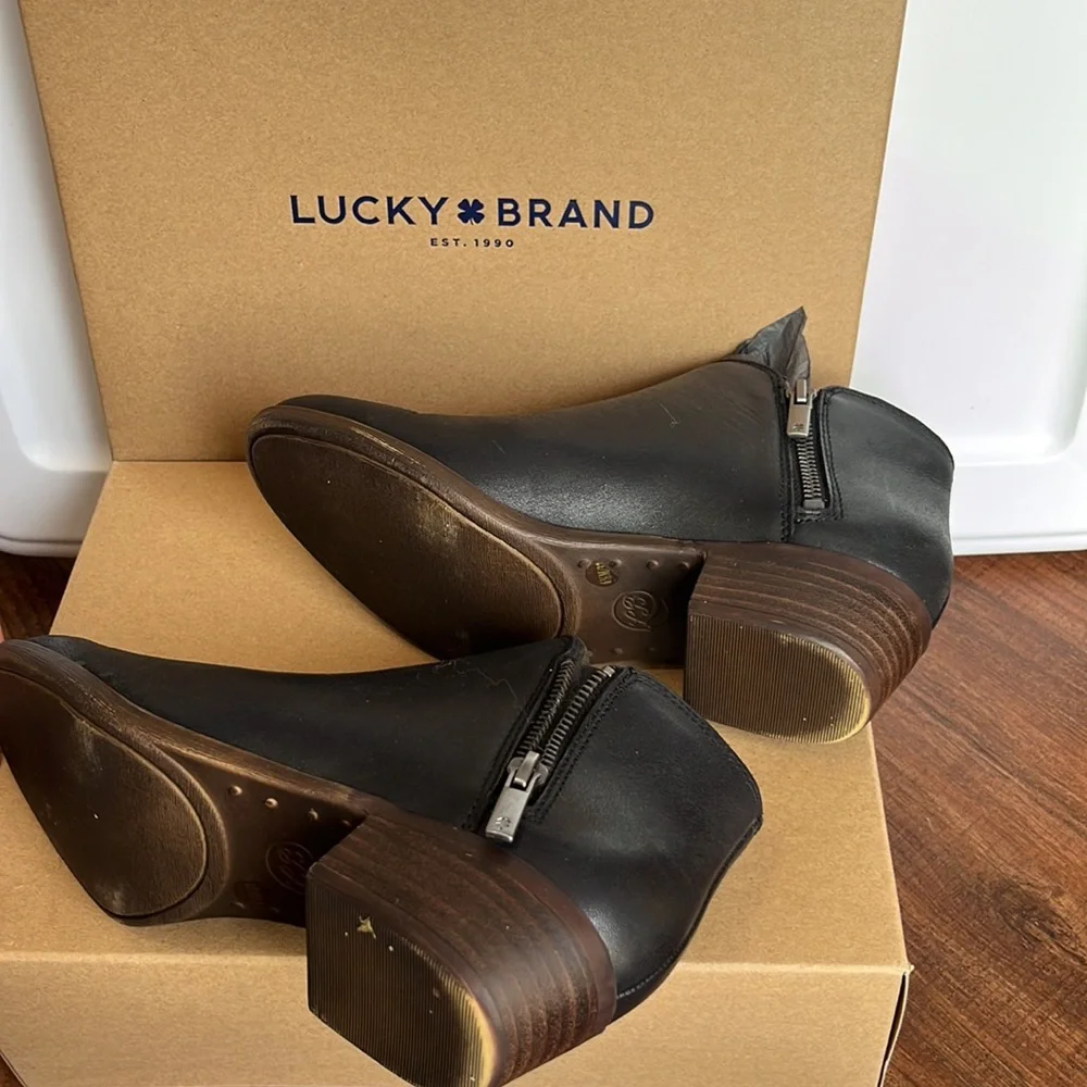 Lucky Brand Black Boots - Picture 3 of 4